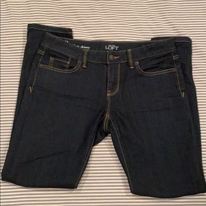 Dark Wash Loft Modern Skinny Jeans 4P